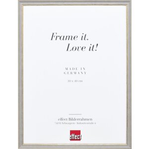 Effect solid wood frame Profile 25 grey 13x18 cm Acrylic...