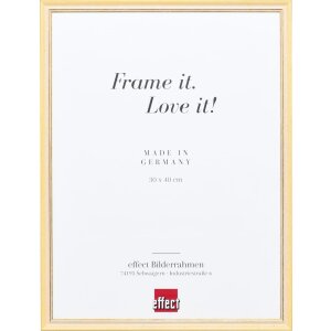 Effect solid wood frame Profile 25 yellow 13x18 cm Museum...