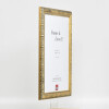 Effect wooden frame profile 94 gold 13x18 cm acrylic glass