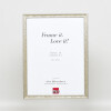 Effect Wooden Frame Profile 2070 Museum Glass 13x18 cm silver