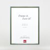 Effect wooden frame profile 23 blue 14,8x21 cm Clear glass