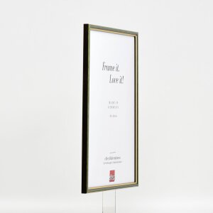 Effect wooden frame profile 23 green 14,8x21 cm Clear glass