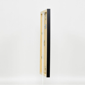 Wooden frame Top Cube 14,8x21 cm black normal glass