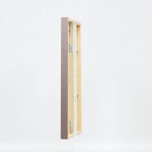 Effect wooden frame profile 35 brown 14,8x21 cm normal glass