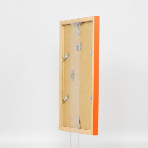 Wooden frame Top Cube 14,8x21 cm orange Anti-reflective glass