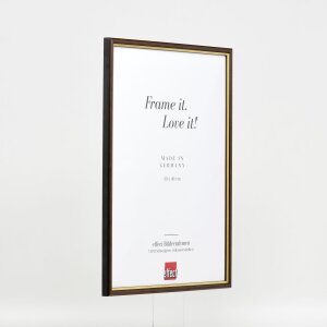 Effect wooden frame profile 23 nut brown 14,8x21 cm Anti-reflective glass