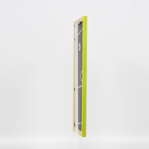 Effect wooden frame Profile 89 green 14,8x21 cm anti-reflective glass