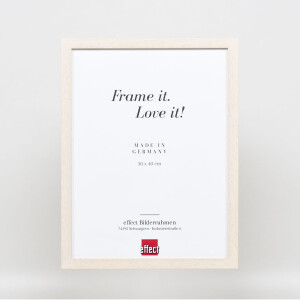 Effect wooden frame profile 33 white 14,8x21 cm acrylic glass