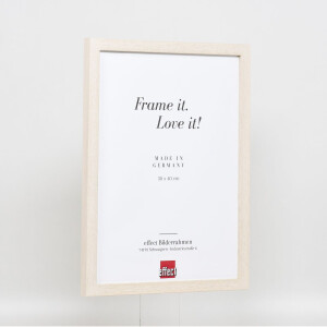 Effect wooden frame profile 33 white 14,8x21 cm acrylic glass