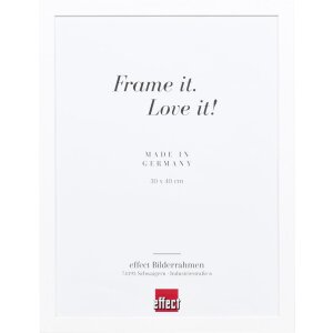 Effect wooden frame profile 2210 white 14,8x21 cm museum...