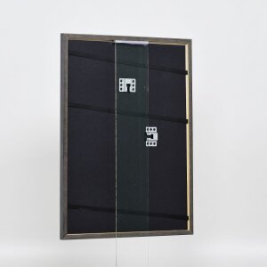 Effect solid wood frame Profile 25 green 15x20 cm Anti-reflective glass