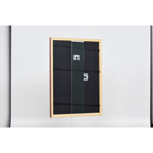 Effect wooden frame profile 38 brown 15x20 cm anti-reflex glass