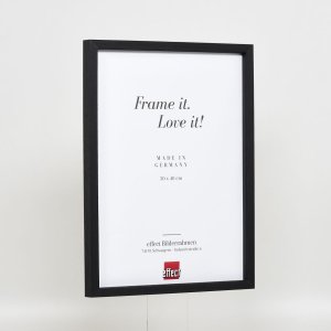 Effect wooden frame profile 35 black 15x20 cm normal glass + spacer