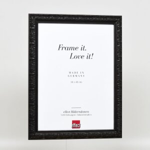 Effect wooden frame profile 94 black 15x20 cm normal glass