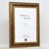 Effect Baroque Picture Frame Profile 31 brown 15x20 cm Anti-reflective glass