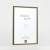 Effect wooden frame profile 23 green 18x24 cm Clear glass