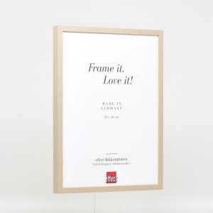 Effect wooden frame profile 35 light brown 18x24 cm normal glass