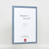 Effect Wooden Frame Profile 32 grey-blue 18x24 cm Normal Glass