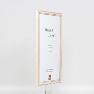 Effect Wooden Frame Profile 38 white 18x24 cm Normal Glass