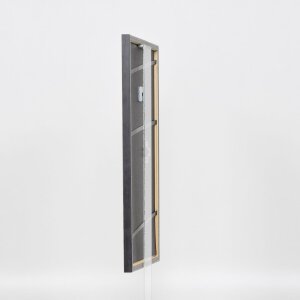 Effect solid wood frame Profile 25 grey 18x24 cm Acrylic glass