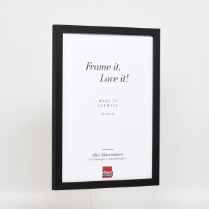 Effect wooden frame profile 33 black 18x24 cm acrylic glass