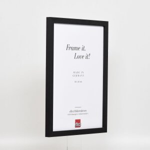 Effect wooden frame profile 33 black 18x24 cm acrylic glass