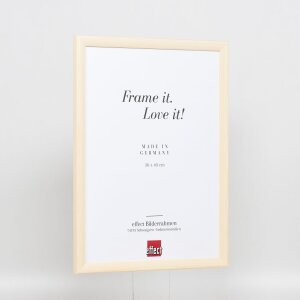 Effect wooden frame profile 89 white 18x24 cm acrylic glass