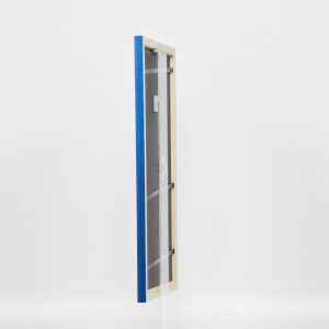 Effect wooden frame profile 89 blue 18x24 cm acrylic glass