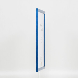 Effect wooden frame profile 89 blue 18x24 cm acrylic glass