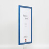 Effect wooden frame profile 89 blue 18x24 cm acrylic glass