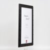 Effect wooden frame profile 94 black 18x24 cm normal glass