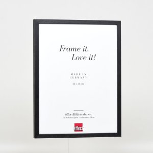 Effect Wooden Frame Profile 35 black 18x24 cm Museum Glass