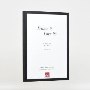 Effect Wooden Frame Profile 35 black 18x24 cm Museum Glass