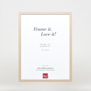 Effect Wooden Frame Profile 35 light brown 18x24 cm Museum Glass