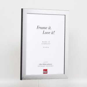 Effect Picture Frame 2312 silver high gloss 18x24 cm Acrylic glass