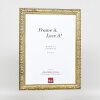 Effect wooden frame profile 94 gold 18x24 cm acrylic glass