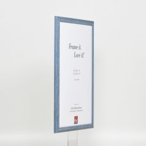 Effect Wooden Frame Profile 32 grey-blue 18x24 cm Museum Glass