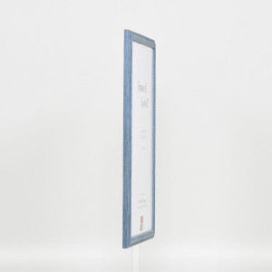 Effect Wooden Frame Profile 32 grey-blue 18x24 cm Museum Glass