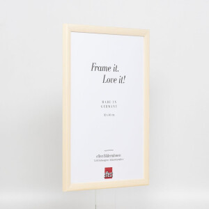 Effect Wooden Frame Profile 89 white 18x24 cm Museum Glass