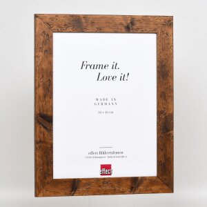 Effect Wooden Frame 2400 brown 18x24 cm Museum glass