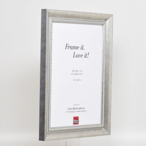 Effect solid wood frame profile 28 silver 18x24 cm Clear glass