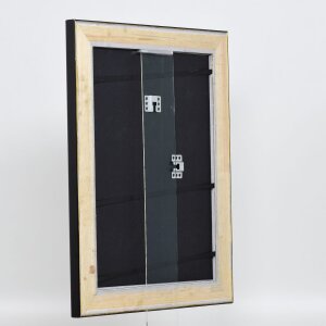 Effect wooden frame profile 95 black 18x24 cm normal glass