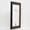 Effect wooden frame profile 95 black 18x24 cm normal glass