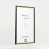 Effect wooden frame profile 23 green 18x27 cm Clear glass