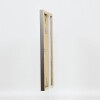 Wooden frame Top Cube 18x27 cm platinum normal glass