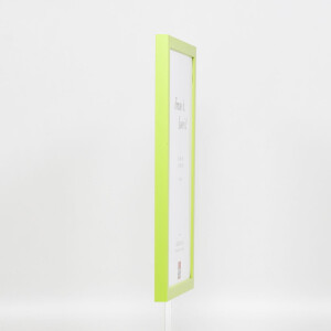 Wooden frame Top Cube 18x27 cm green Anti-reflective glass