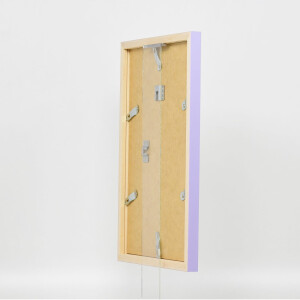 Wooden frame Top Cube 18x27 cm lilac Anti-reflective glass