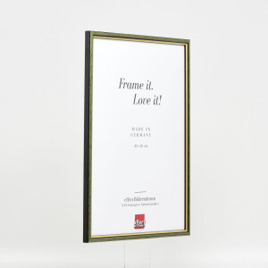 Effect wooden frame profile 23 green 18x27 cm Anti-reflective glass