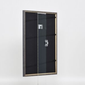 Effect solid wood frame Profile 25 grey 18x27 cm Anti-reflective glass