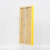 Wooden frame Top Cube 18x27 cm yellow acrylic glass